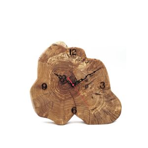 Ρουστίκ ξύλινο επιτραπέζιο ρολόι ID:CR0020